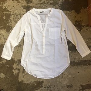 New, Old Navy, cotton tunic style shirt, size S